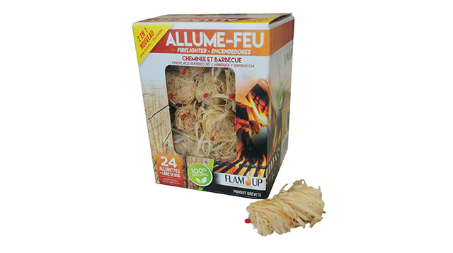 Flam Up - Allume feux laine de bois + allumette intégrée - Supermarchés  Match